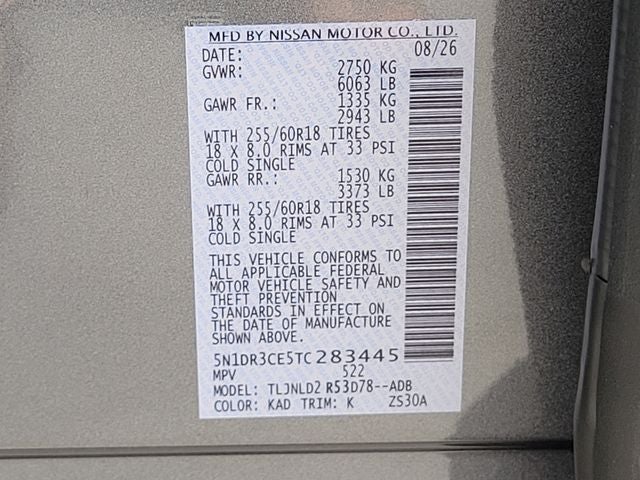 2026 Nissan Pathfinder SL