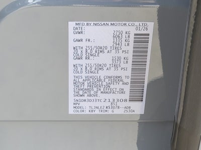 2026 Nissan Pathfinder Platinum