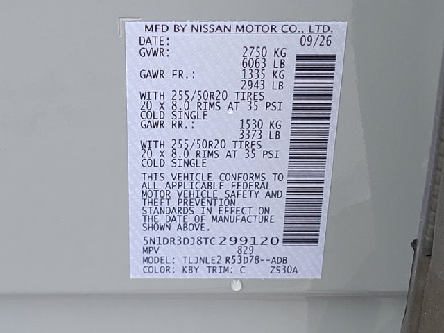 2026 Nissan Pathfinder Platinum