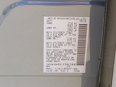 2026 Nissan Pathfinder Platinum