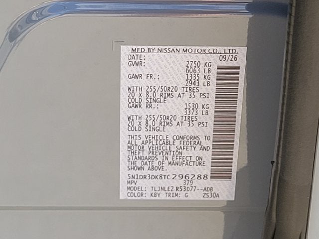 2026 Nissan Pathfinder Platinum