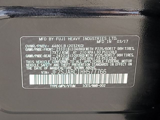 2017 Subaru Forester 2.5i