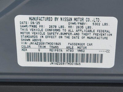 2026 Nissan Leaf PLATINUM+