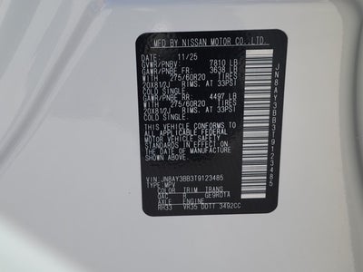 2026 Nissan Armada SL