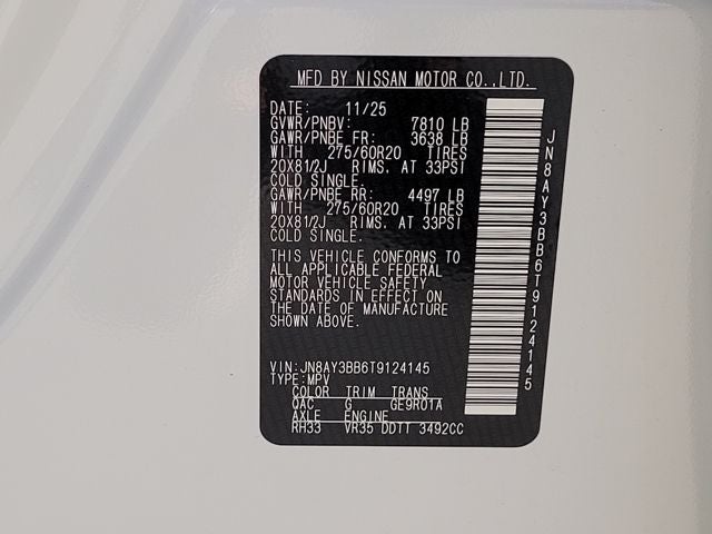 2026 Nissan Armada SL