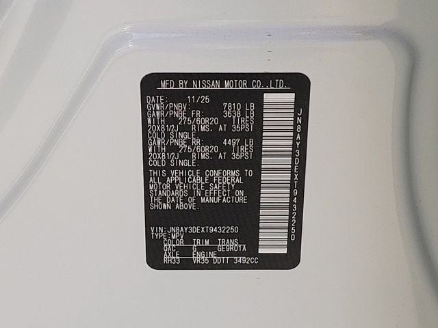 2026 Nissan Armada PRO-4X